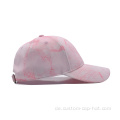 Neues Design Pink Tie Dye Baseballkappe